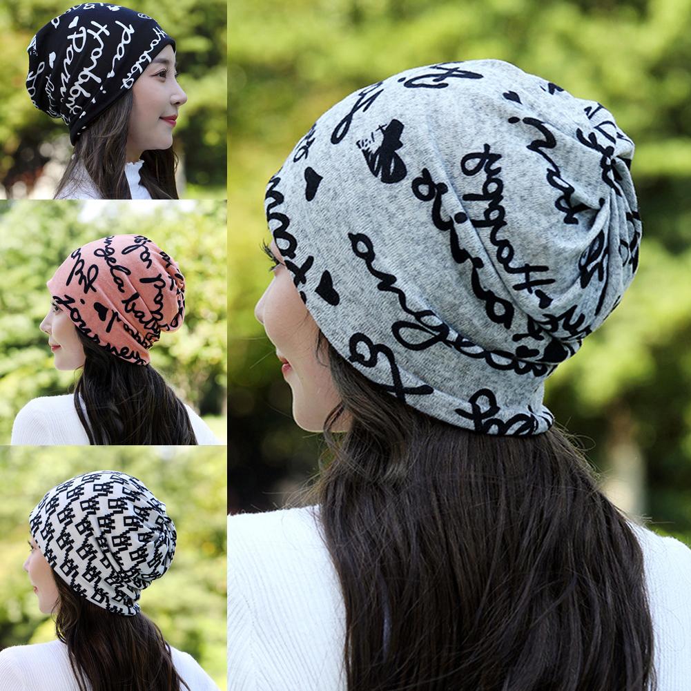 Infinity Scarf Knit - Damen Baumwoll-Slouchy-Beanie-Mütze, Stretch-Infinity-Schal, Kopftuch, weiche, warme