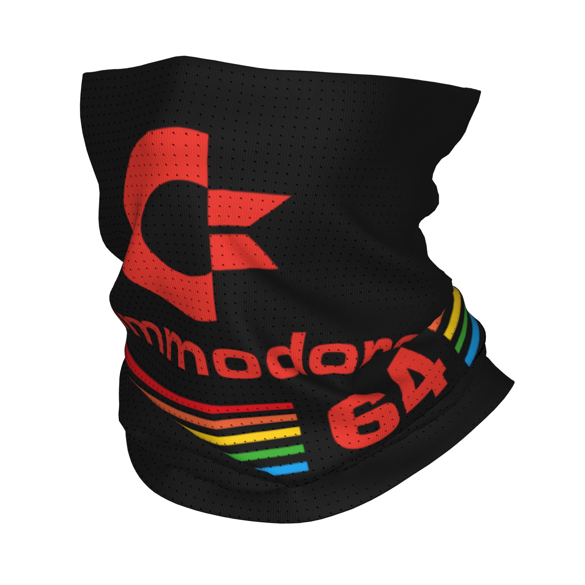 Neck Warmer Tube - Maßgefertigtes Commodore 64 Winter-Stirnband, Nackenwärmer für