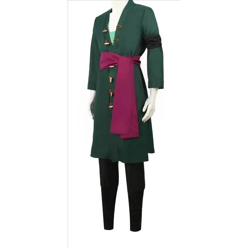 Ascot Neck Scarf - Anime Roronoa Cosplay Kostüm Uniform Grüner