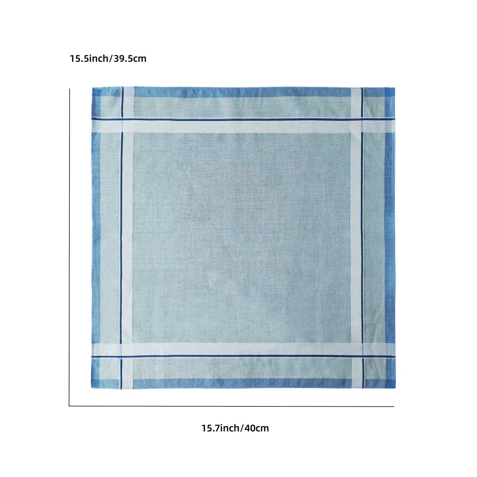 Handkerchief Cotton Men - 6 Stück Taschentücher aus Baumwolle, 40