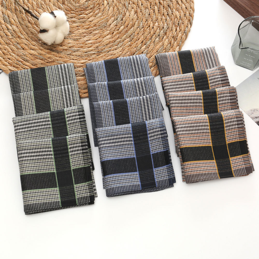 3/6/12 Stück Herren-Taschentuc – Handkerchief Cotton Men Bewertung und Preis