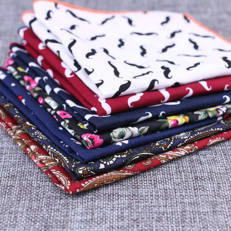 Mode Baumwolle Tasche Quadrat  – Handkerchief Cotton Men Bewertung und Preis