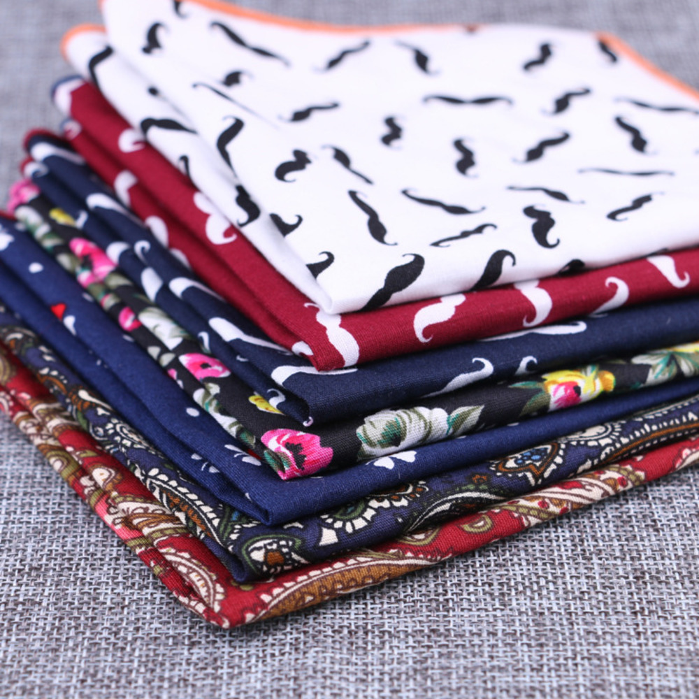 Mode Baumwolle Tasche Quadrat  – Handkerchief Cotton Men Bewertung und Preis