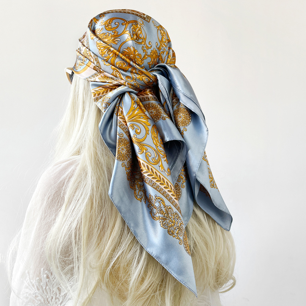 Seidenschal, quadratischer Sat – Silk Neck Scarf Bewertung und Preis