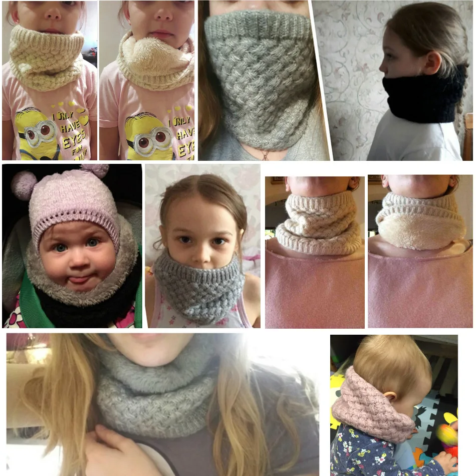 Kinder Mädchen/Jungen Winter g – Infinity Scarf Knit Bewertung und Preis