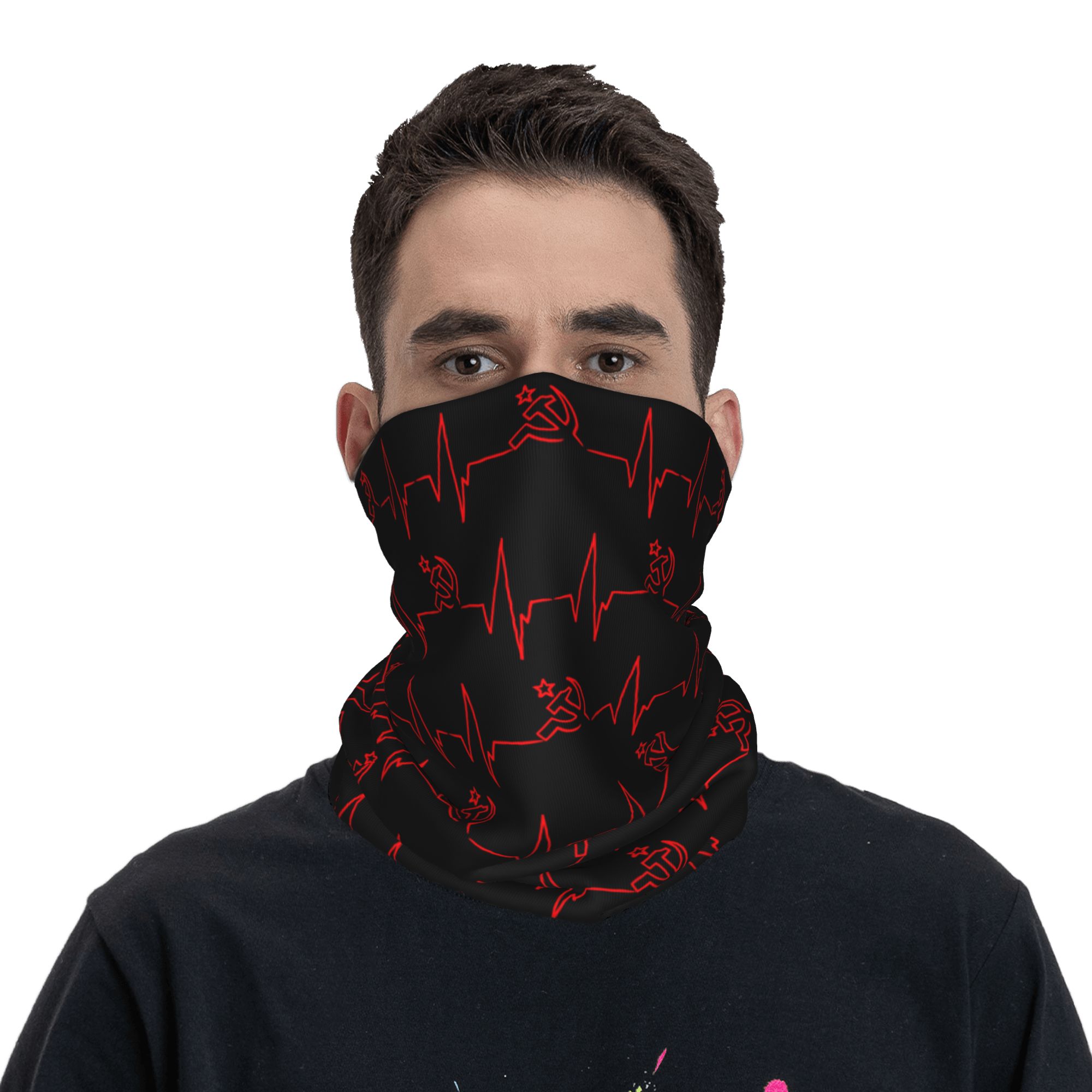 Benutzerdefinierte Herzschlag  – Neck Warmer Tube Bewertung und Preis