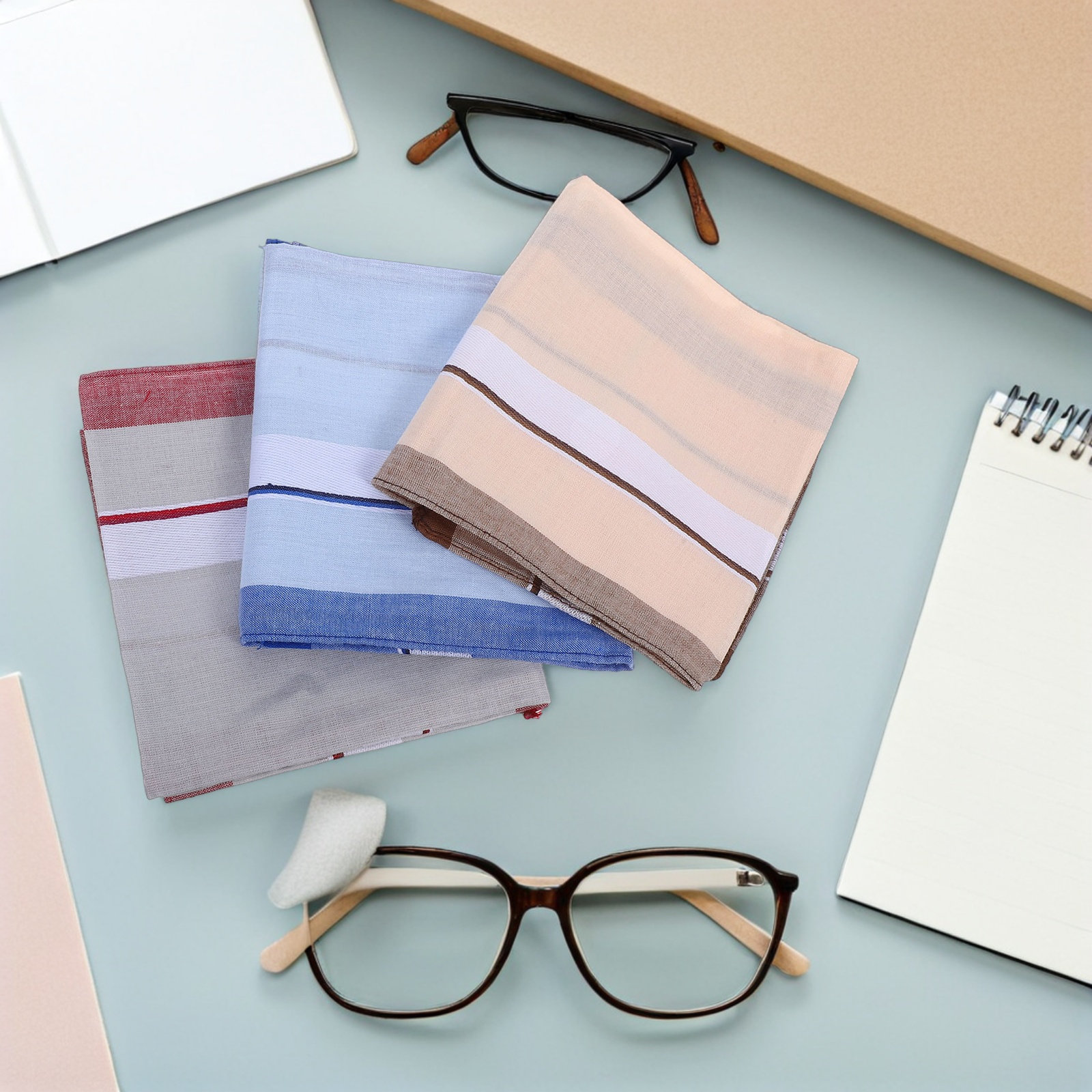 12 Stück Herren-Taschentücher  – Handkerchief Cotton Men Bewertung und Preis