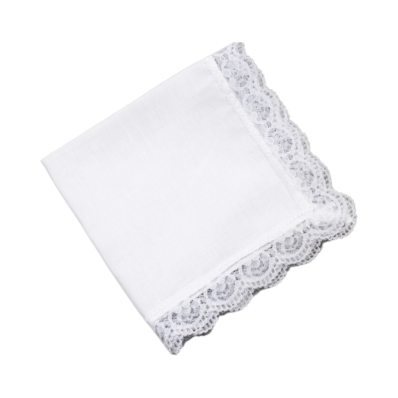 D0UB Leichtes weißes Taschentu – Handkerchief Cotton Men Bewertung und Preis