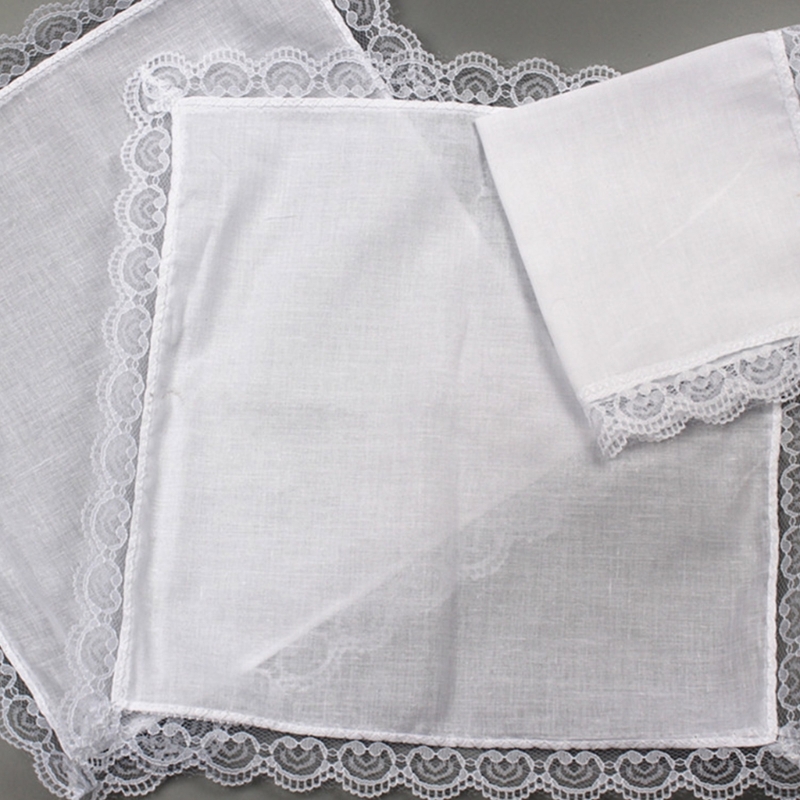 D0UB Leichtes weißes Taschentu – Handkerchief Cotton Men Bewertung und Preis
