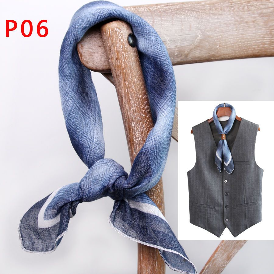 Quadratischer Herren-Schal mit – Ascot Neck Scarf Bewertung und Preis
