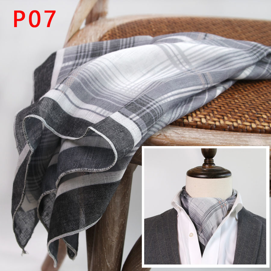 Quadratischer Herren-Schal mit – Ascot Neck Scarf Bewertung und Preis