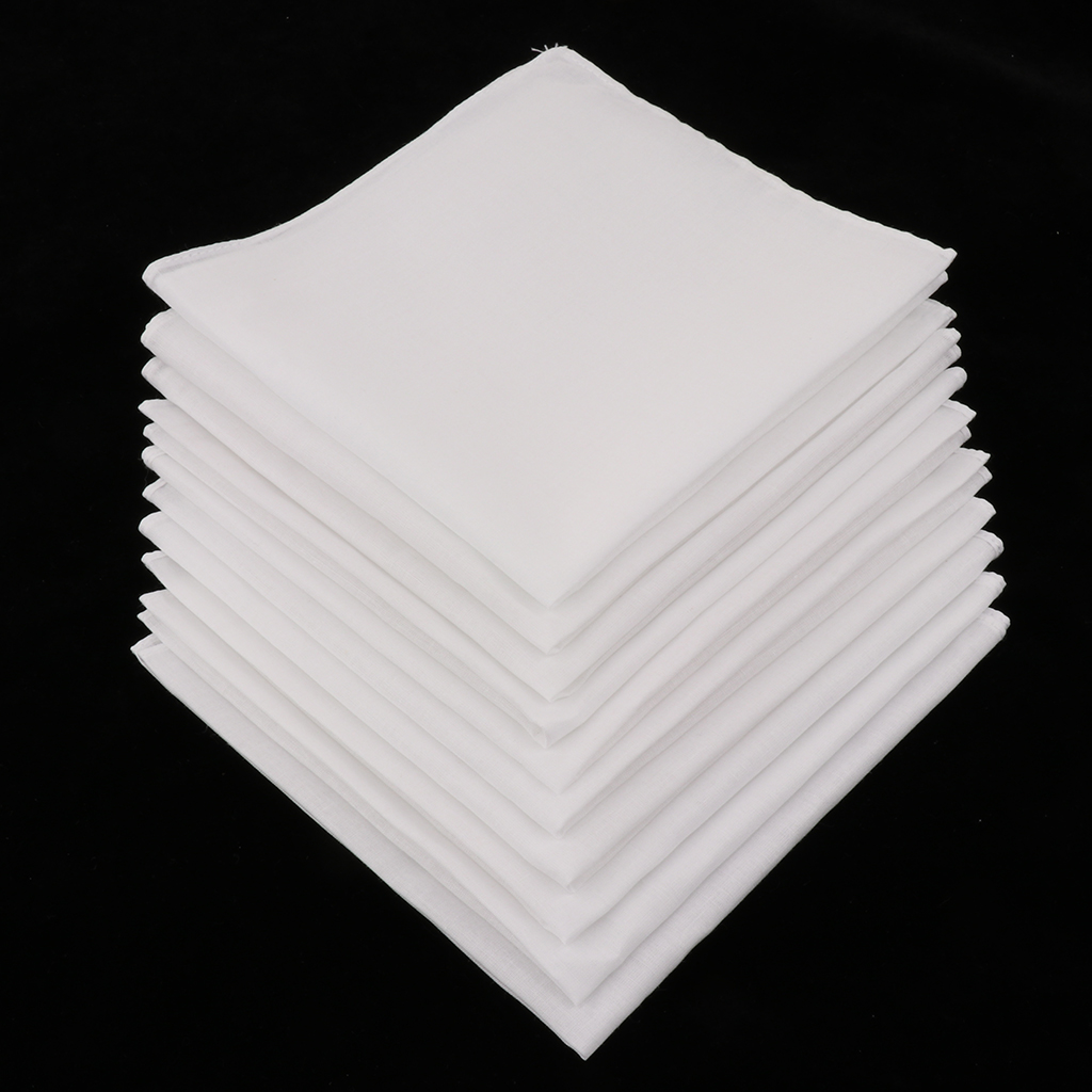 20/40 stücke Klar Check Tasche – Handkerchief Cotton Men Bewertung und Preis