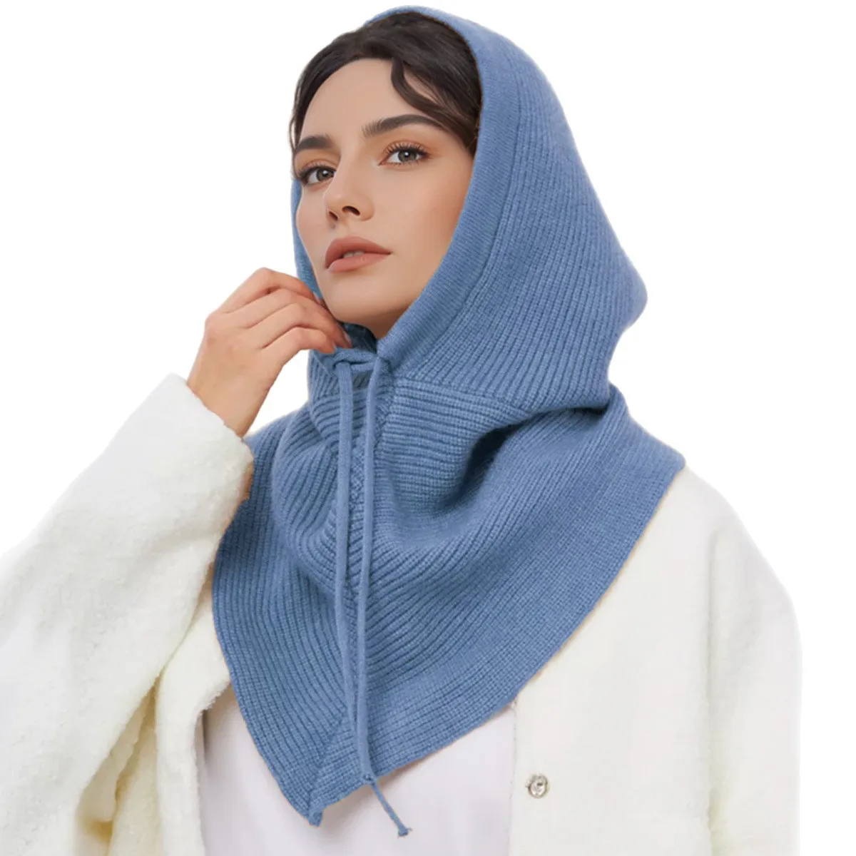 Damen Strickmütze mit Schal -  – Infinity Scarf Knit Bewertung und Preis