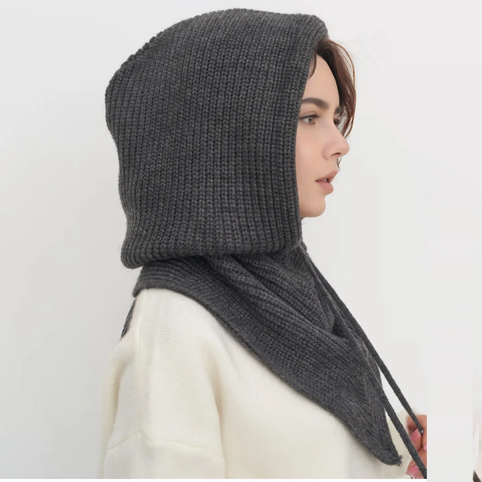 Damen Strickmütze mit Schal -  – Infinity Scarf Knit Bewertung und Preis