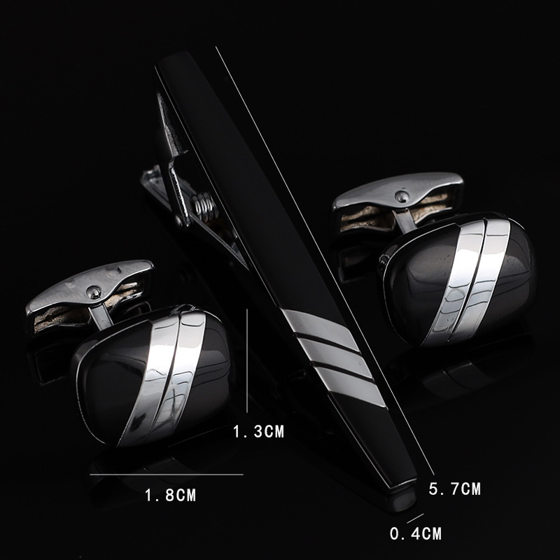 Herren Krawatten Clip Manschet – Tie Bar Set Gift Bewertung und Preis